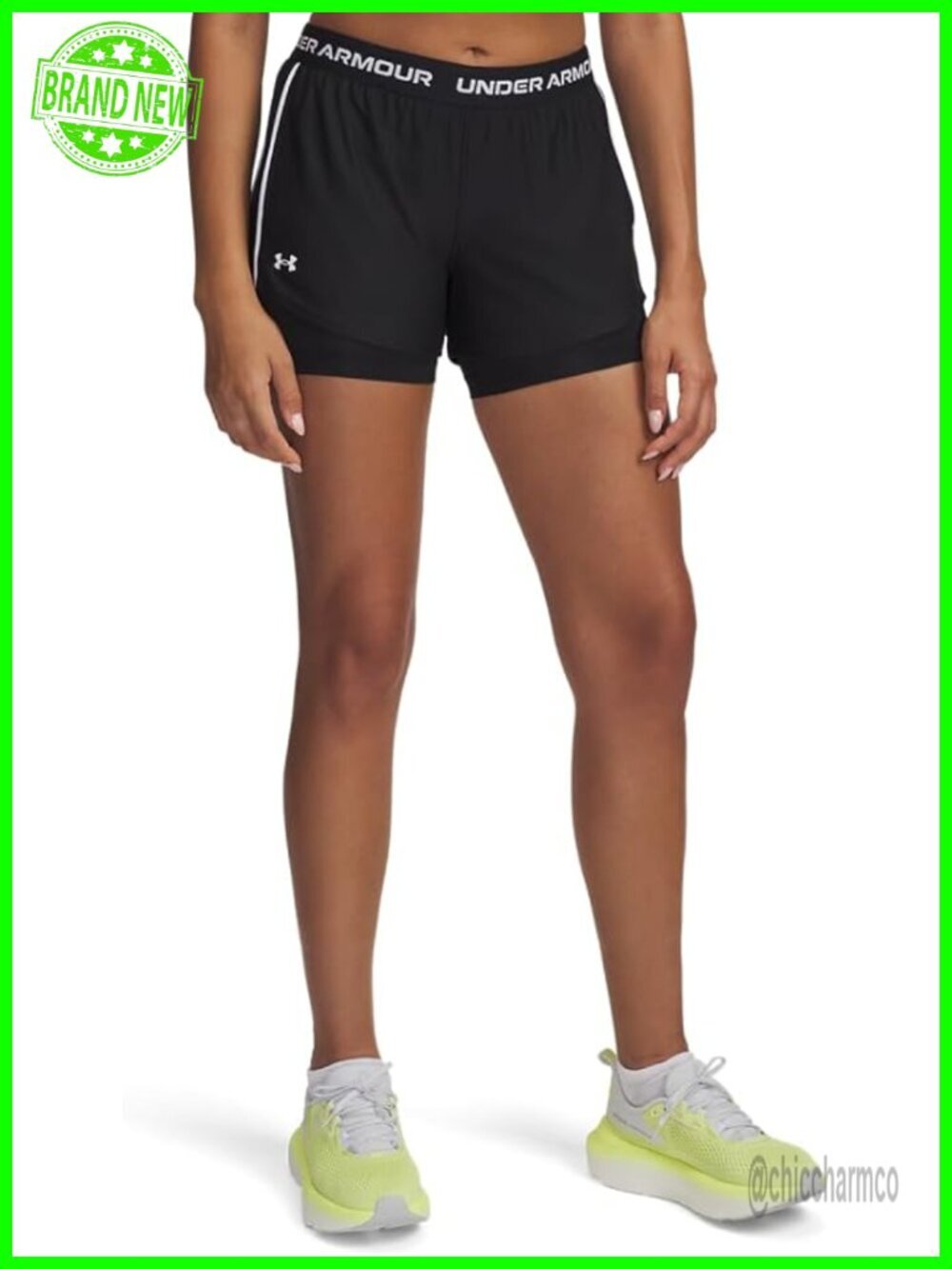 2-in-1 Running Shorts with Compression Liner - Lightweight Quick-Dry